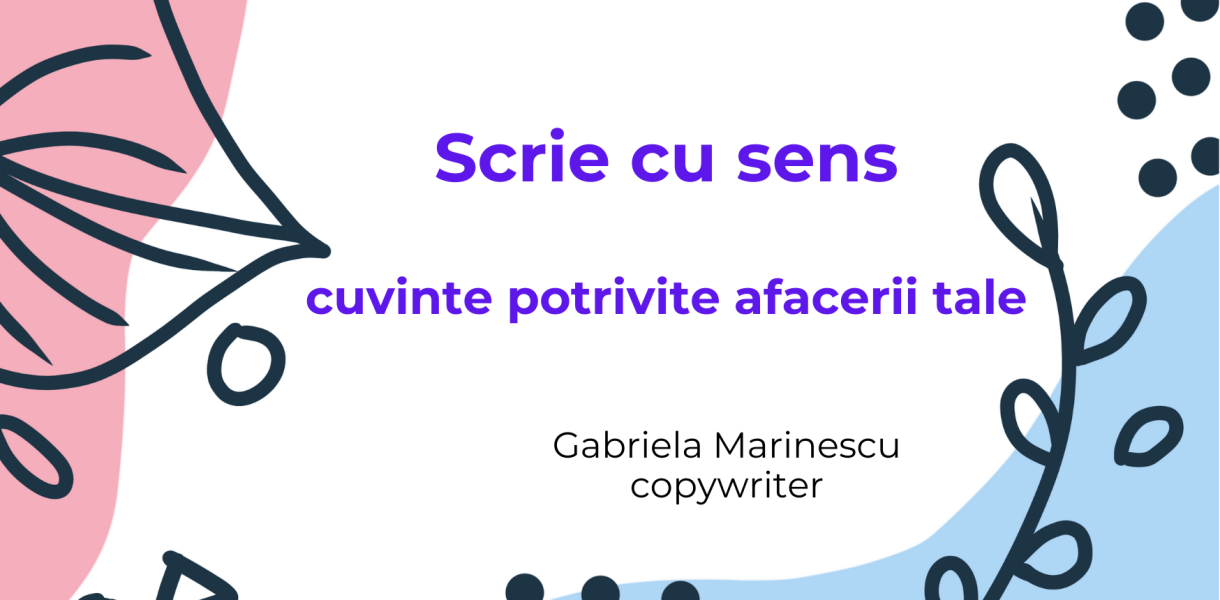 Scrie cu sens