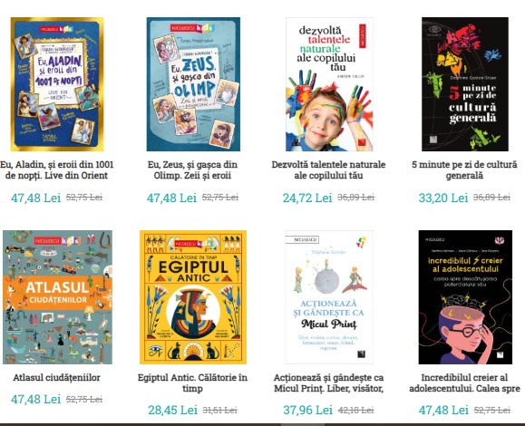 Cărți pentru copii Editura NICULESCU