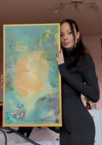 Tărâm de poveste, pictat și prezentat de Maria Marinescu